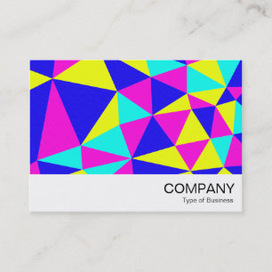Carte De Visite Triangles Abstrait 03