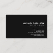 Carte De Visite Triangles Chrome métallique futuriste | Moderne (Dos)