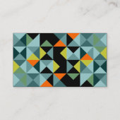 Carte De Visite Triangles géométriques (Dos)