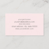 Carte De Visite Triangles géométriques blanches noires élégantes (Dos)