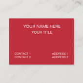 Carte De Visite Triangles géométriques colorés (Dos)