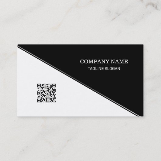 Carte De Visite Triangles noir et blanc (Dos)