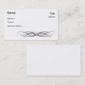 Carte de visite tribal (Devant / Derrière)