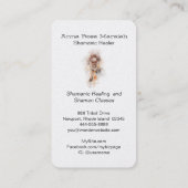 Carte De Visite *~* Tribal - Shamanic, un catcher de rêves sacrés (Dos)