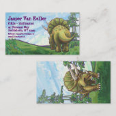 Carte De Visite Triceratops Cadeaux & Accessoires (Devant / Derrière)