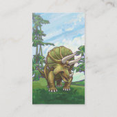Carte De Visite Triceratops Cadeaux & Accessoires (Dos)