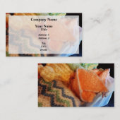 Carte De Visite Tricot bébé (Devant / Derrière)