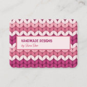 Carte De Visite Tricot Crochet (Devant)