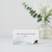 Carte De Visite Tricot/Crochet artisanal (Debout devant)