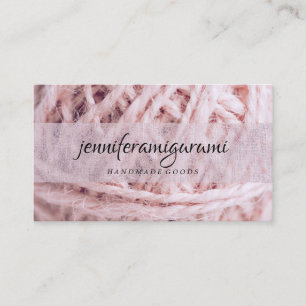 Carte De Visite Tricot Crochet Artisanat artisanal Yarny