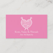 Carte De Visite Tricot Crochet Fil Artisanat Piscine (Devant)