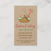 Carte de visite Tricot d'amour du pays (Devant)