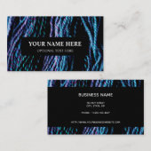 Carte De Visite Tricot de fils photo (Devant / Derrière)