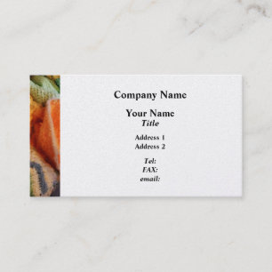 Carte De Visite Tricot Pour Bébé - Finition Platine