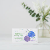 Carte De Visite Tricot Yarn (Debout devant)