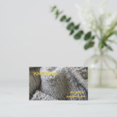 Carte De Visite Tricotage (Debout devant)