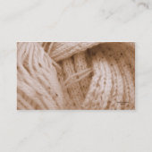 Carte De Visite tricotage (Dos)