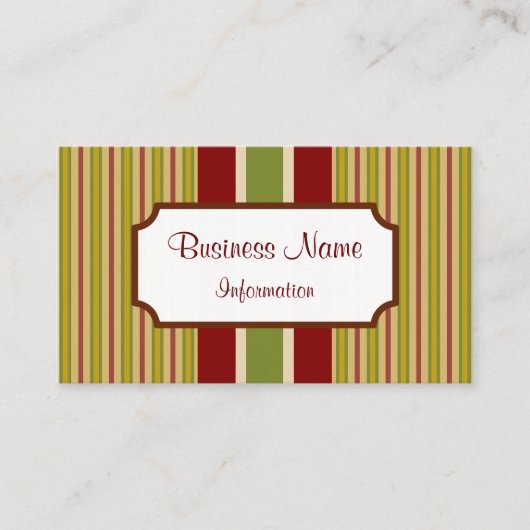 Carte de visite trié personnalisé (Devant)