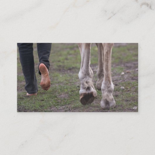 Carte De Visite Trieuse à pieds nus (Devant)