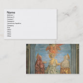 Carte De Visite Trinité sainte avec St Jerome (fresque) (Devant / Derrière)