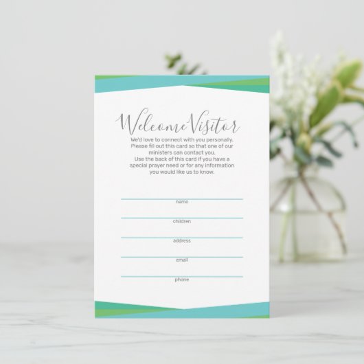 Carte de visite Trinity Conversation Bubbles (Debout devant)