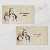 Carte De Visite Trio de musicien de KOKOPELLI + vos idées (Devant / Derrière)