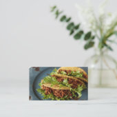 Carte De Visite Trio de taco délicieux (Debout devant)