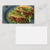 Carte De Visite Trio de taco délicieux (Devant / Derrière)