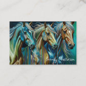 Carte De Visite Trio des chevaux (Devant)