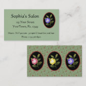 Carte de visite trio rose (Devant / Derrière)