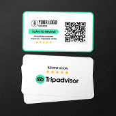 Carte De Visite Tripadvisor Évaluations Taux 5 étoiles Scannable Q