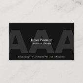 Carte De Visite Triple A Big | Obligations de qualité de placement (Devant)