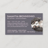 Carte De Visite Triple cavalier roi charles chien (Dos)