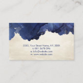 Carte De Visite Triple Lune - Aquarelle (Dos)