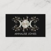 Carte De Visite Triple Lune - Triple Déesse Mère de Perle (Devant)