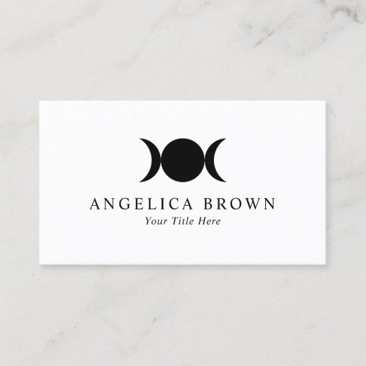 Carte de visite Triple Moon (Devant)