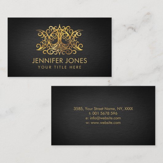 Carte De Visite Triple Moon - Triple Goddess Orament (Devant / Derrière)