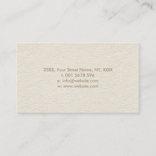 Carte De Visite Triple Moon - Triple Goddess Orament (Dos)