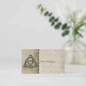 Carte De Visite Triquetra naturel (Debout devant)