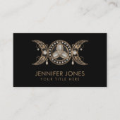 Carte De Visite Triquetra Triple Lune Mère de Perle (Devant)