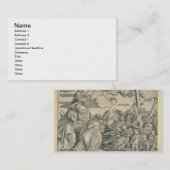 Carte De Visite Triumph du Christ (gravure du bois) (Devant / Derrière)