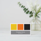 Carte De Visite Trois Carrés 01 (Debout devant)