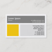 Carte De Visite Trois Carrés 01 (Dos)