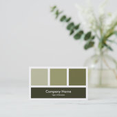 Carte De Visite Trois Carrés 03 (Debout devant)