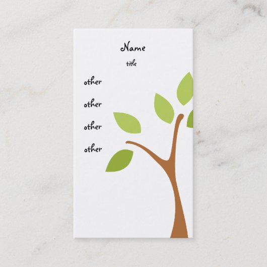 Carte De Visite Trois Chouettes (Devant)