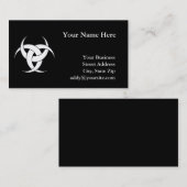 Carte De Visite Trois Crescents (Devant / Derrière)