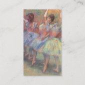 Carte De Visite Trois Danseuses par Edgar Degas (Dos)