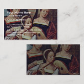 Carte De Visite Trois filles jouant des instruments de musique par (Devant / Derrière)