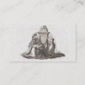 Carte De Visite Trois Grec classique de grâces/trois Muses (Dos)