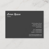 Carte De Visite Trois oies d'Emden (Dos)